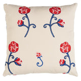 Schumacher Poppy 16" x 16" Backdrop X Schumacher Rhinestone Cowboy Pillow