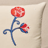 Schumacher Poppy 16" x 16" Backdrop X Schumacher Rhinestone Cowboy Pillow