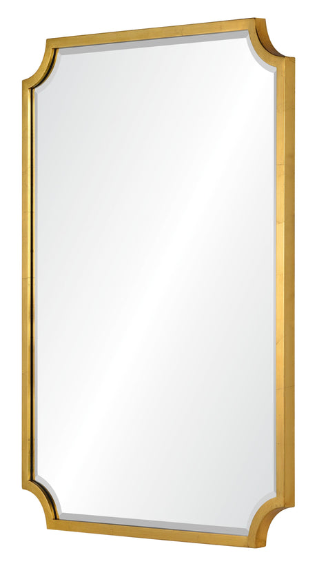 Mirror Home Burnished Gold Leaf 24"W x 40"H x 1.19"D Mirror