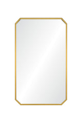Mirror Home Burnished Brass 24"W x 40"H x 1.19"D Mirror