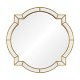 Mirror Home Distressed Gold Leaf  Framed 44"W x 44"H x 1.5"D Mirror