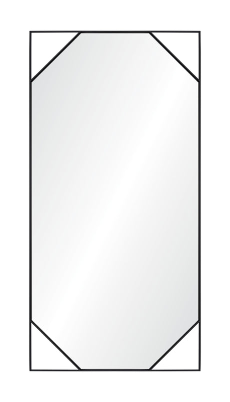 Mirror Home Black Nickel 24"W x 48"H x 1.25"D Mirror