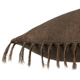 Jaipur Living Jemina Majere Solid Brown 13" x 21" Pillow Cover