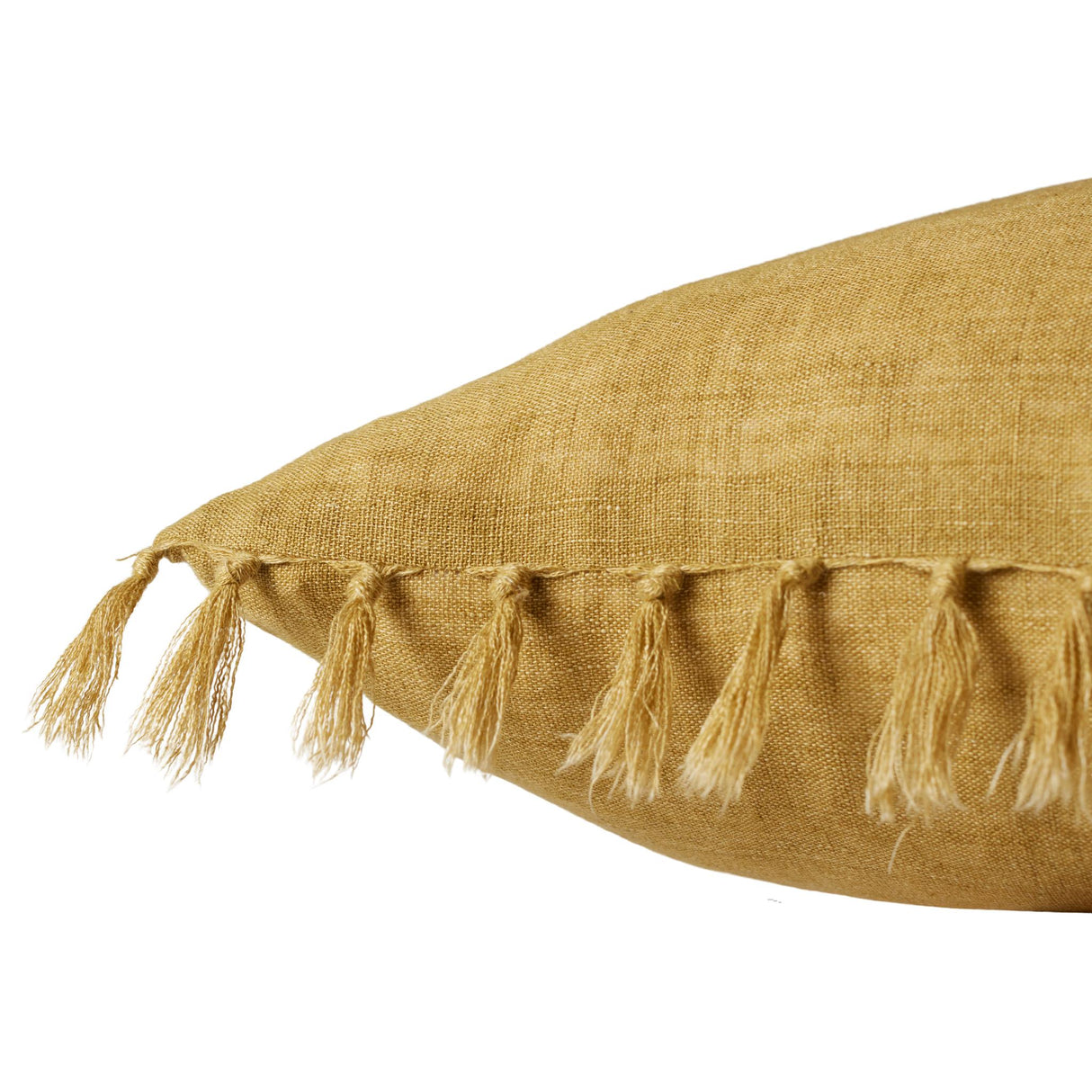 Jaipur Living Jemina Majere Solid Citron 13" x 21" Pillow Cover