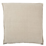 Jaipur Living Tanzy Brom Stripes Beige / Black 22" x 22" Pillow Cover