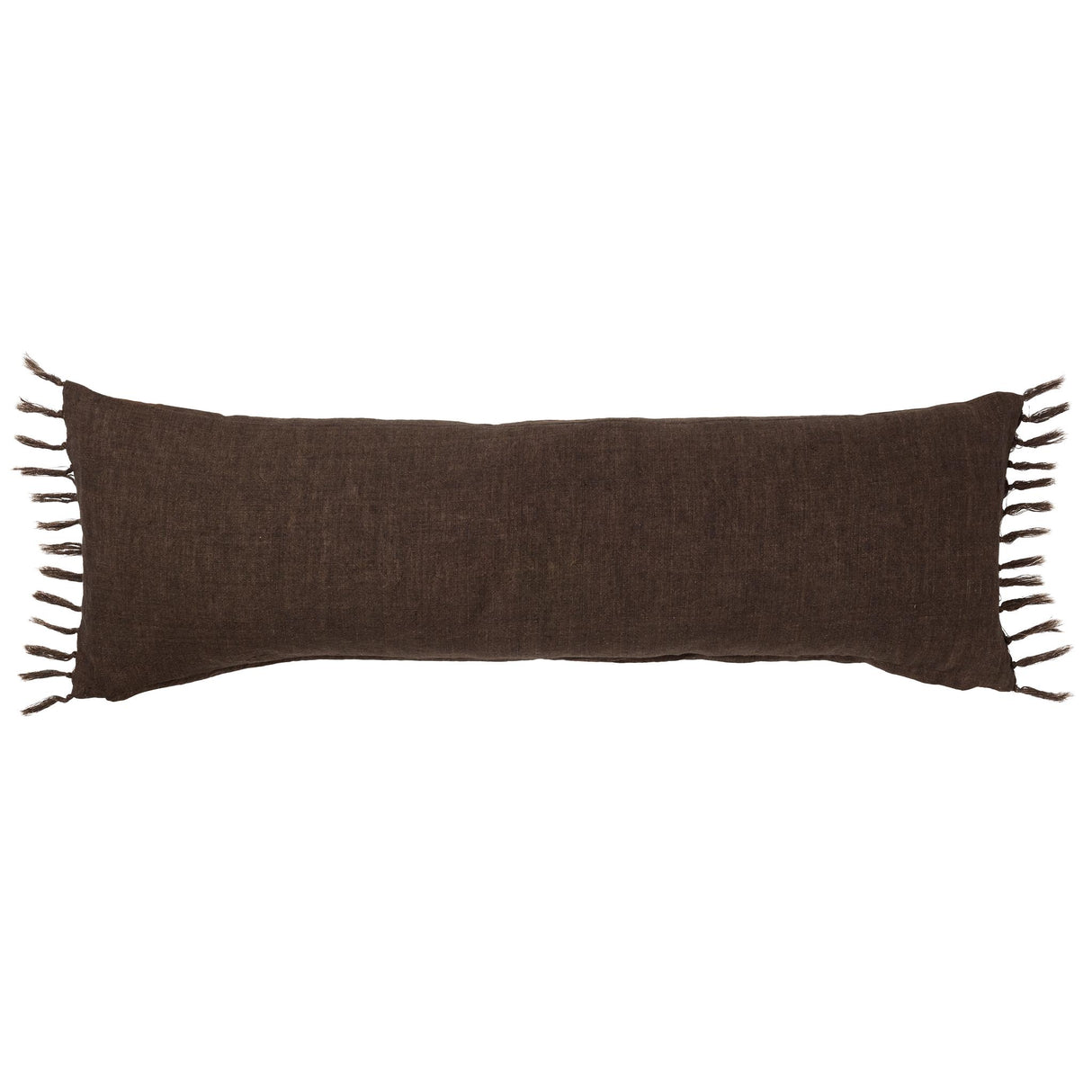 Jaipur Living Jemina Majere Solid Brown 20" x 20" Pillow Cover