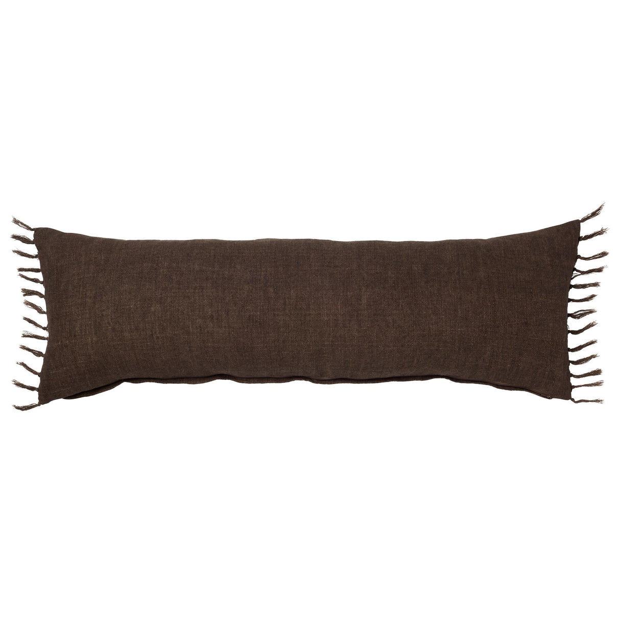 Jaipur Living Jemina Majere Solid Brown 20" x 20" Pillow Cover