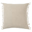 Jaipur Living Jemina Majere Solid Light Gray 20" x 20" Pillow Cover
