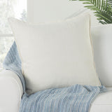 Jaipur Living Burbank Blanche Solid Ivory 22" x 22" Pillow