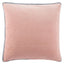 Jaipur Living Emerson Bryn Solid Blush / Gray 18" x 18" Pillow