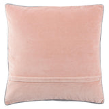 Jaipur Living Emerson Bryn Solid Blush / Gray 18" x 18" Pillow
