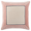 Jaipur Living Emerson Hendrix Border Blush / Cream 22" x 22" Pillow