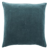 Jaipur Living Emerson Hendrix Border Teal / Cream 22" x 22" Pillow