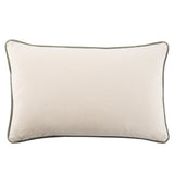Jaipur Living Emerson Lyla Solid Teal / Cream 13" x 21" Pillow