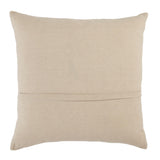 Jaipur Living Emani Vanda Stripes Taupe / Cream 22" x 22" Pillow