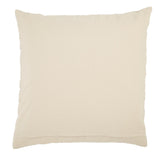Jaipur Living Lexington Winchester Solid Beige / White 26" x 26" Pillow