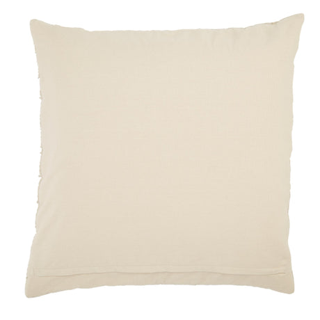 Jaipur Living Lexington Winchester Solid Beige / White 26" x 26" Pillow