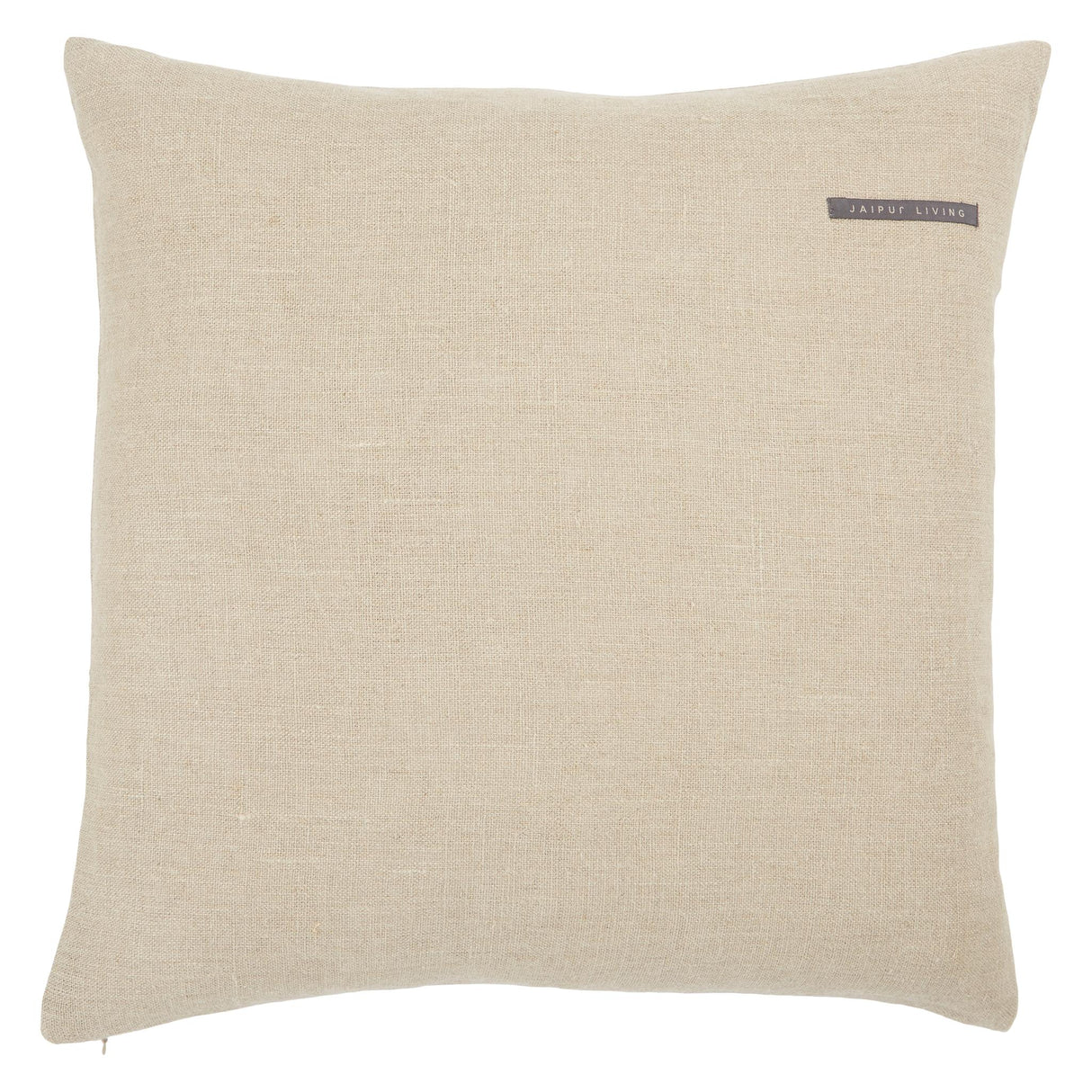 Jaipur Living Taiga Ortiz Solid Light Gray 22" x 22" Pillow