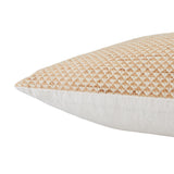 Jaipur Living Taiga Sila Geometric Gold / White 22" x 22" Pillow