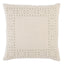 Jaipur Living Mezza Azilane Trellis Beige / Light Gray 22" x 22" Pillow