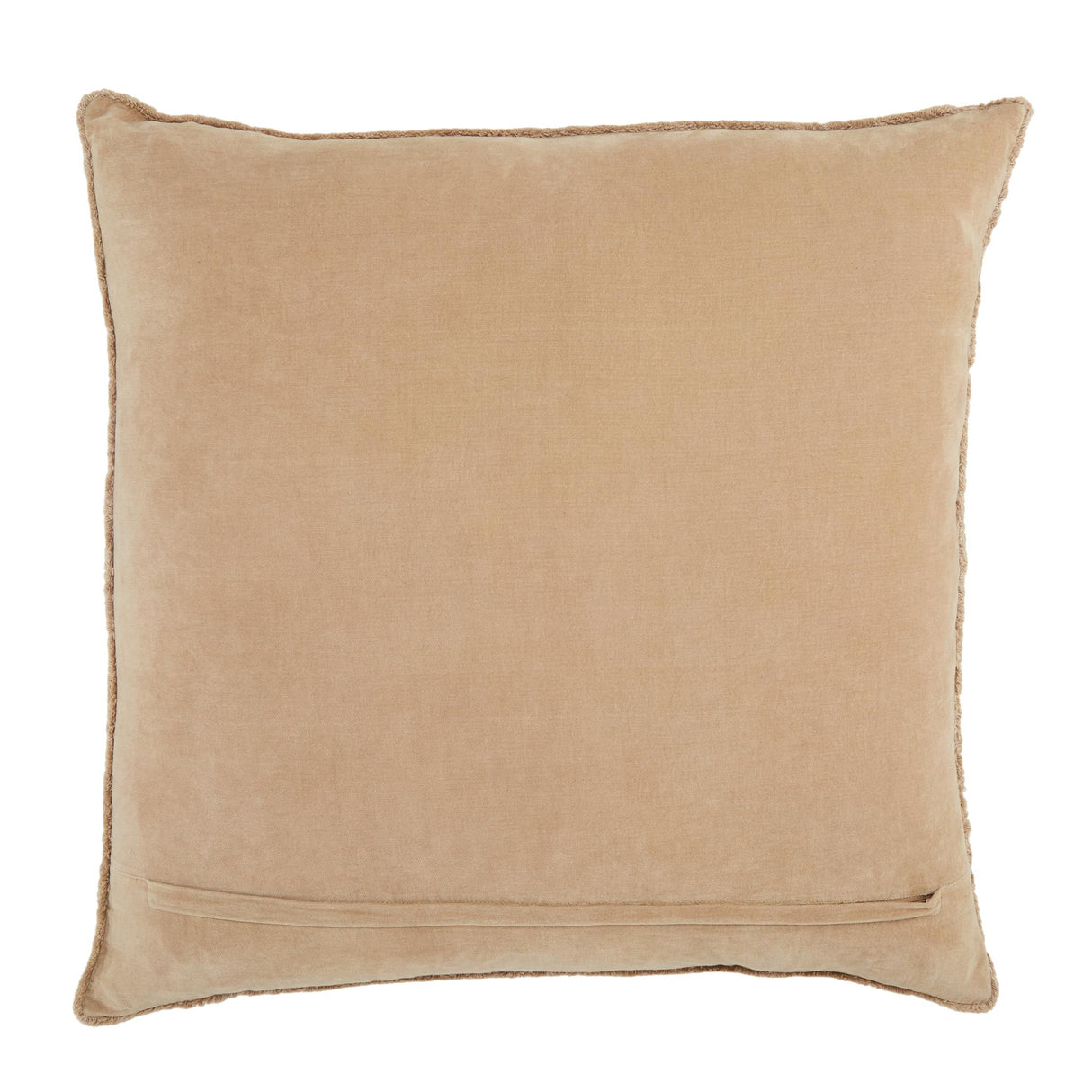Jaipur Living Nouveau Sunbury Solid Beige 26" x 26" Pillow