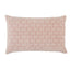 Jaipur Living Nouveau Colinet Trellis Blush / Silver 13" x 21" Pillow