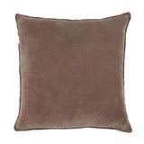 Jaipur Living Nouveau Sunbury Solid Dark Taupe 26" x 26" Pillow