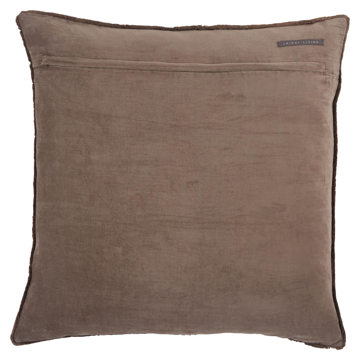 Jaipur Living Nouveau Sunbury Solid Dark Taupe 26" x 26" Pillow