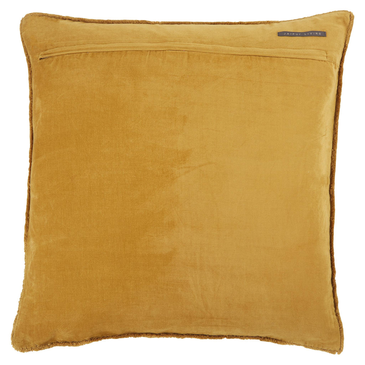 Jaipur Living Nouveau Sunbury Solid Gold 26" x 26" Pillow