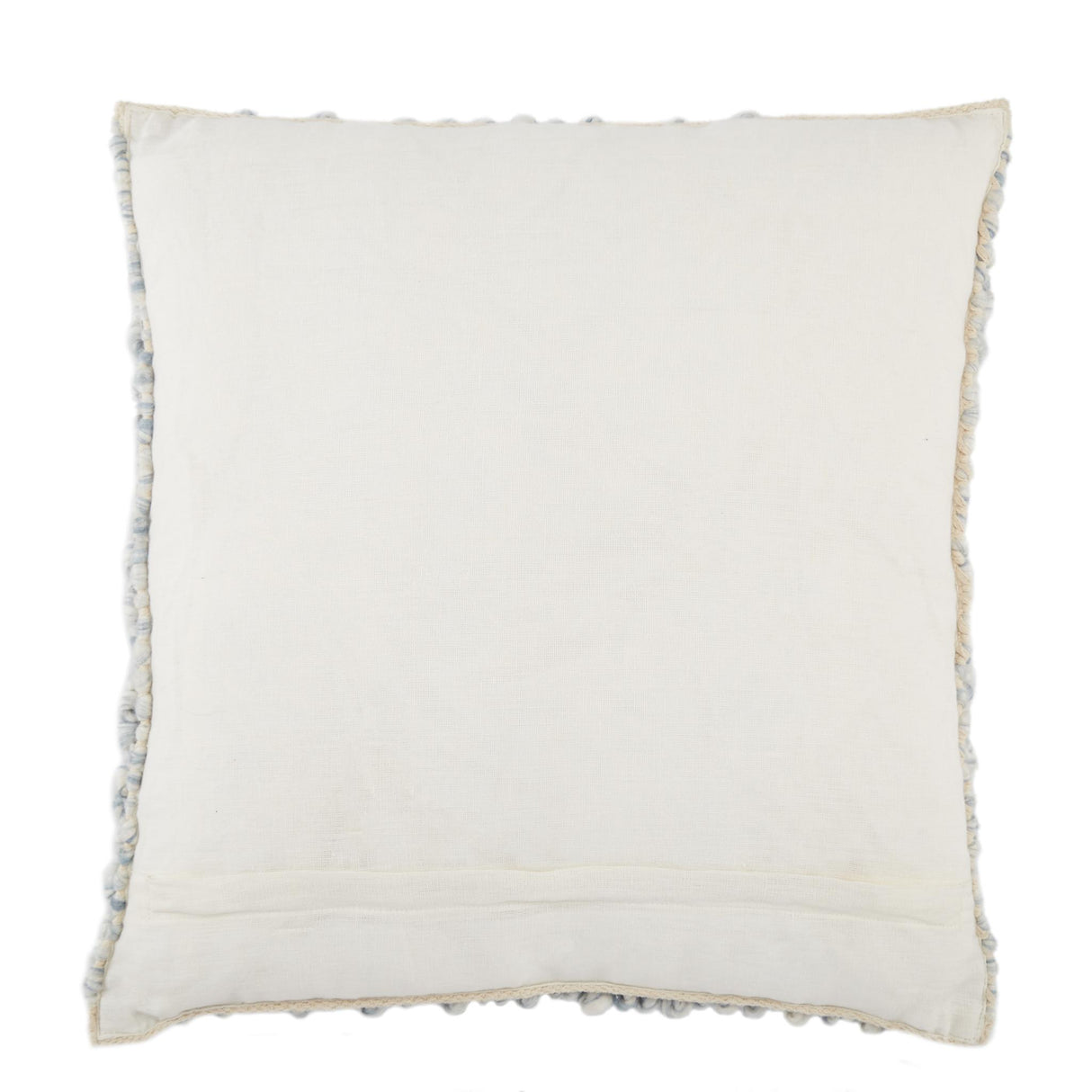 Jaipur Living Angora Kaz Textured Light Blue / Ivory 22" x 22" Pillow
