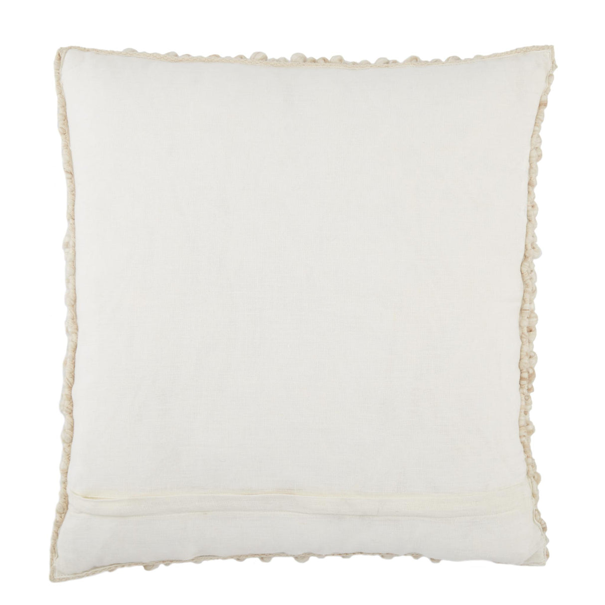 Jaipur Living Angora Kaz Textured Beige / Ivory 22" x 22" Pillow