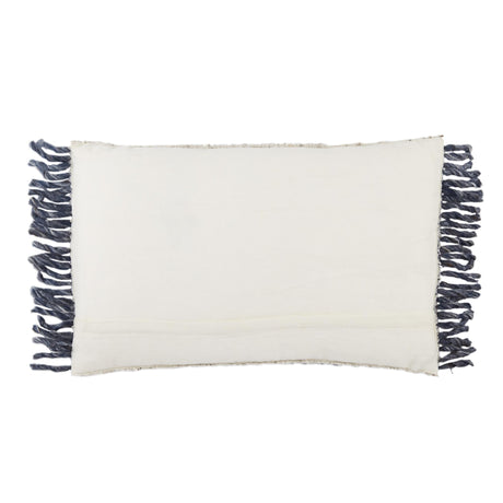 Jaipur Living Angora Honaz Textured Navy / Ivory 16" x 24" Pillow