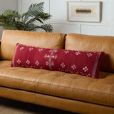 Jaipur Living Puebla Katara Tribal Red / Gray 13" x 48" Pillow