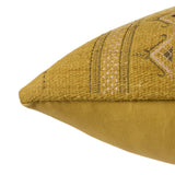 Jaipur Living Puebla Sagira Tribal Olive / Dark Gray 22" x 22" Pillow