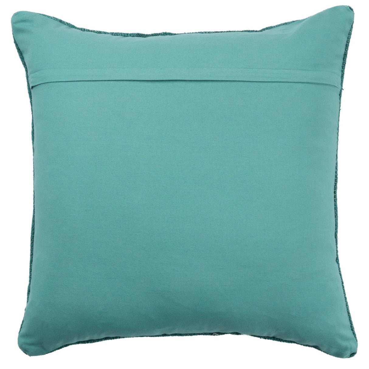 Jaipur Living Puebla Zaida Tribal Teal / Terracotta 24" x 24" Pillow