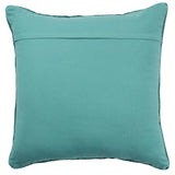 Jaipur Living Puebla Zaida Tribal Teal / Terracotta 24" x 24" Pillow