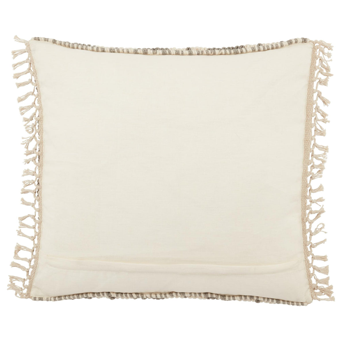 Jaipur Living Bayu Takeo Chevron Gray / Ivory 22" x 22" Pillow