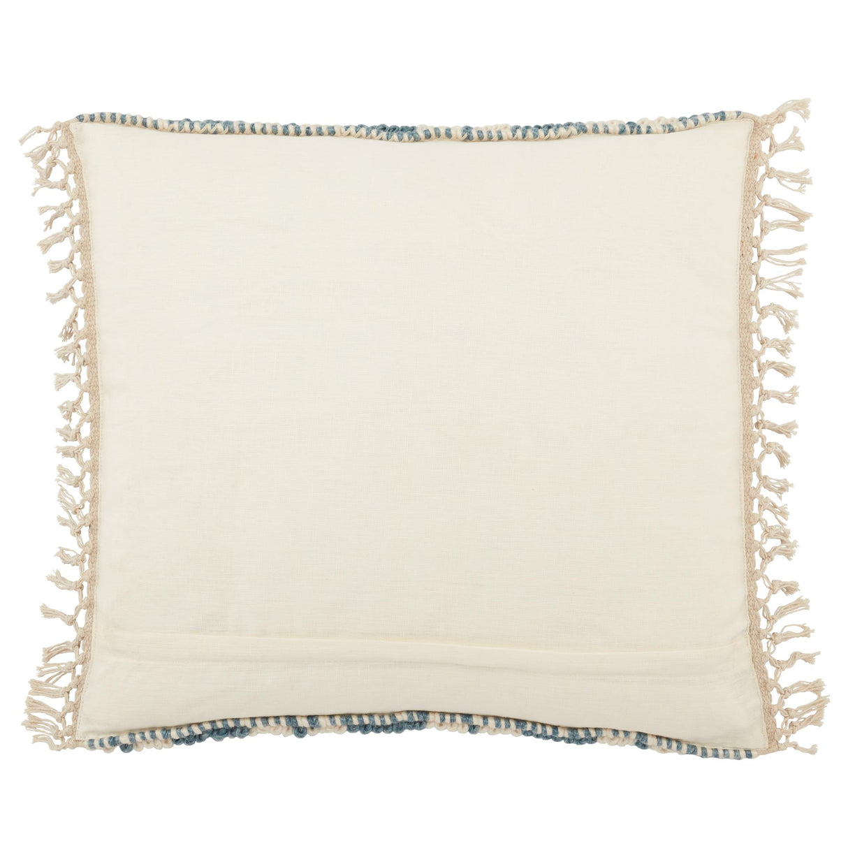 Jaipur Living Bayu Takeo Chevron Blue / Ivory 22" x 22" Pillow