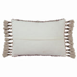 Jaipur Living Perlah Celie Solid Light Gray / Ivory 16" x 24" Pillow