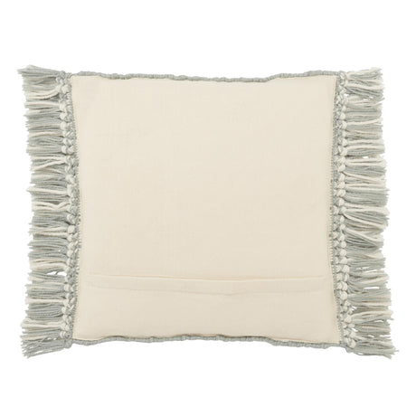 Jaipur Living Chesa Perdita Geometric Light Blue / Ivory 18" x 18" Pillow