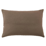 Jaipur Living Lexington Milton Geometric Dark Brown 16" x 24" Pillow