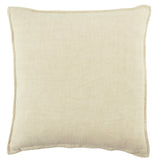 Jaipur Living Burbank Blanche Solid Cream 20" x 20" Pillow