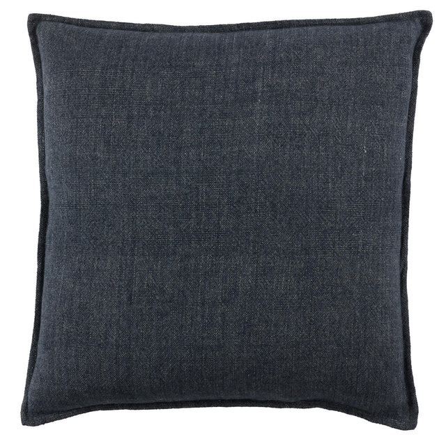 Jaipur Living Burbank Blanche Solid Dark Blue 20" x 20" Pillow