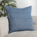 Jaipur Living Burbank Blanche Solid Blue 22" x 22" Pillow