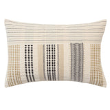 Jaipur Living Nagaland Pillow Lumami Tribal Cream / Black 16" x 24" Pillow