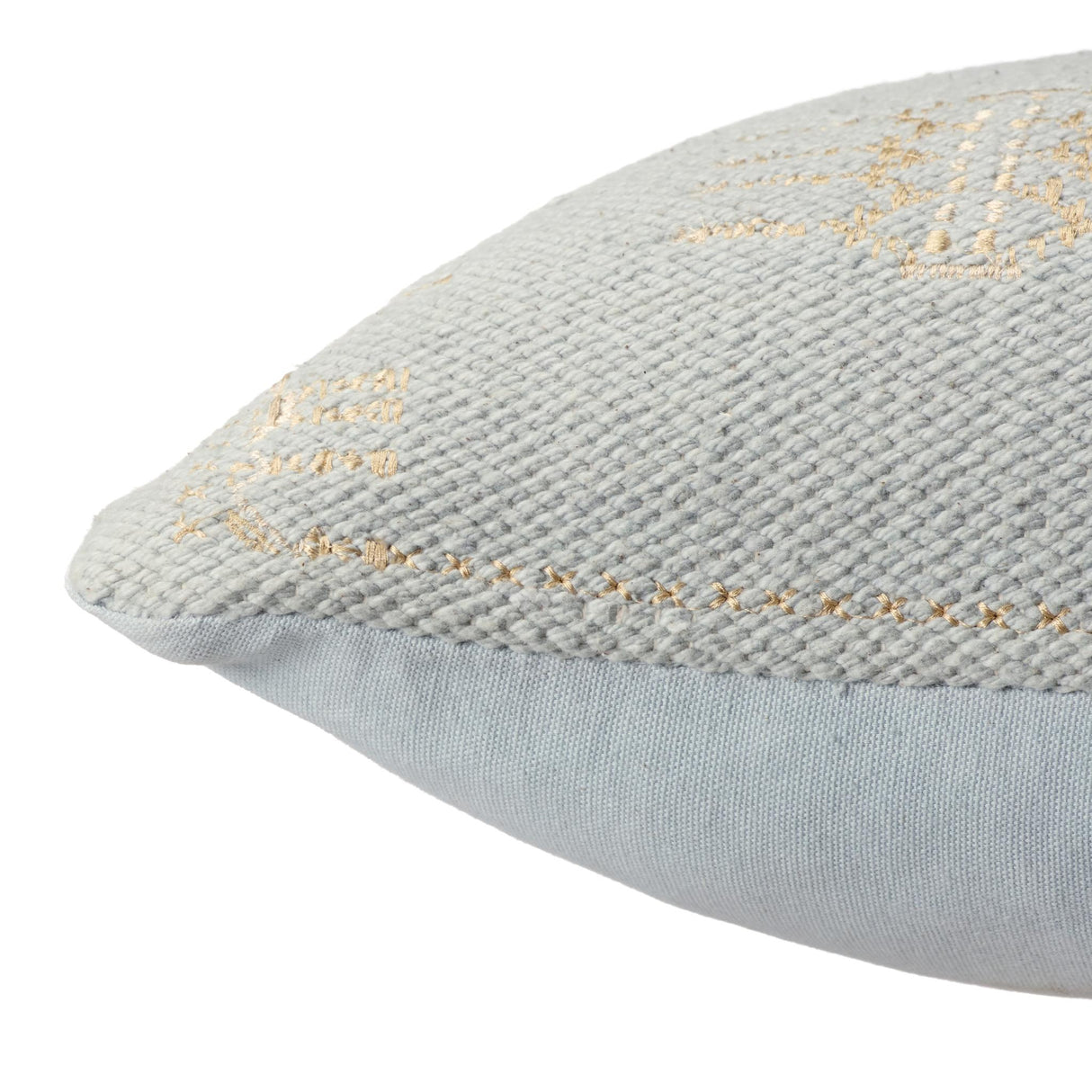 Jaipur Living Puebla Lisha Medallion Light Blue / Silver 13" x 40" Pillow