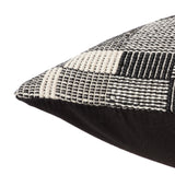 Jaipur Living Renata Wren Stripes Black / Cream 24" x 24" Pillow