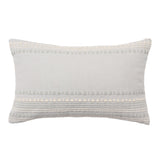 Jaipur Living Sancha Velika Stripes Light Blue / Cream 13" x 21" Pillow