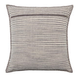 Jaipur Living Tanzy Cadell Stripes Gray / Cream 24" x 24" Pillow