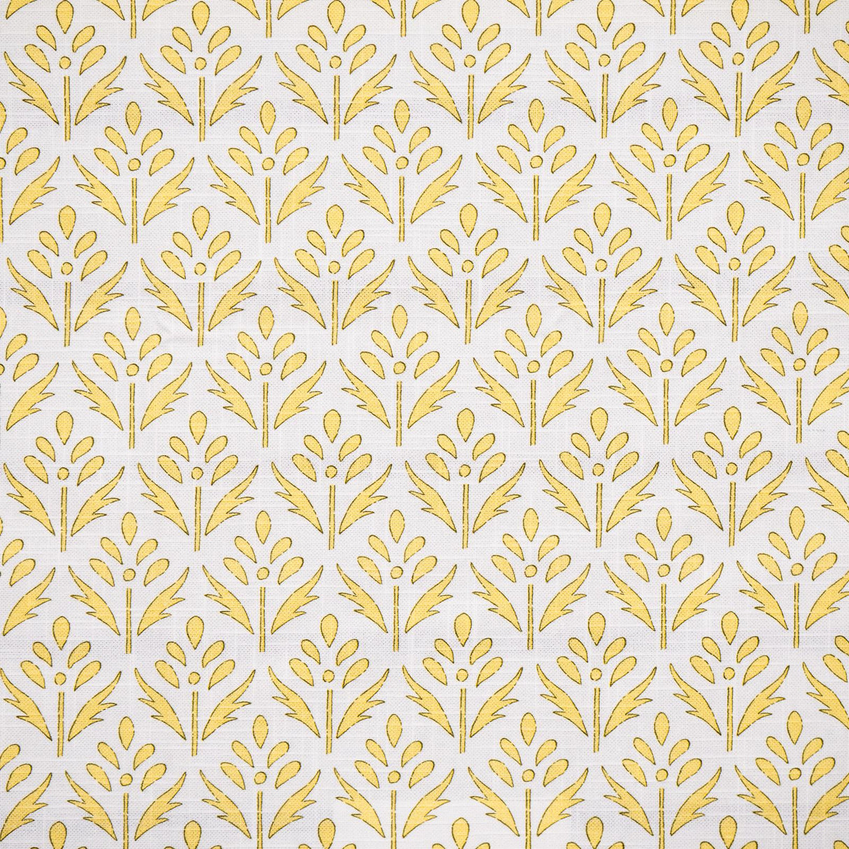 Maxwell FLORAISON #619 LEMON Drapery Fabric